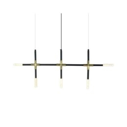 Luminária pendente simples, emenda criativa, luz de teto branca quente, lâmpada de combinação faça você mesmo