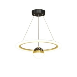 Luminária pendente minimalista em ferro forjado, luminária de teto em forma de estrela e acrílico