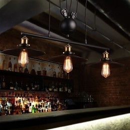 Lustre de metal estilo mini contemporâneo moderno