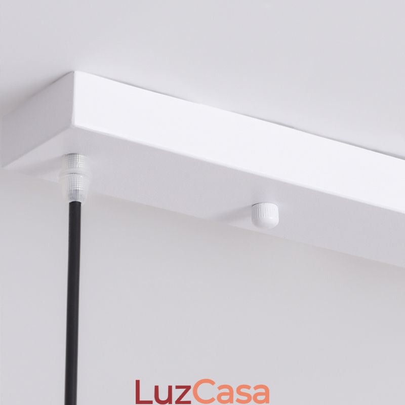 Luminária pendente nórdica criativa G9 em ferro forjado com ondas no teto