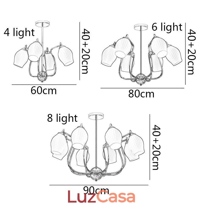 Luminária pendente nórdica criativa em ferro forjado, cobre, cor natural, estame, luminária de teto