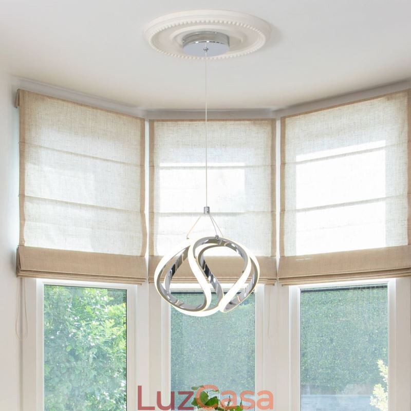 Luminária pendente de alumínio Art Small Pumpkin Ceiling Light