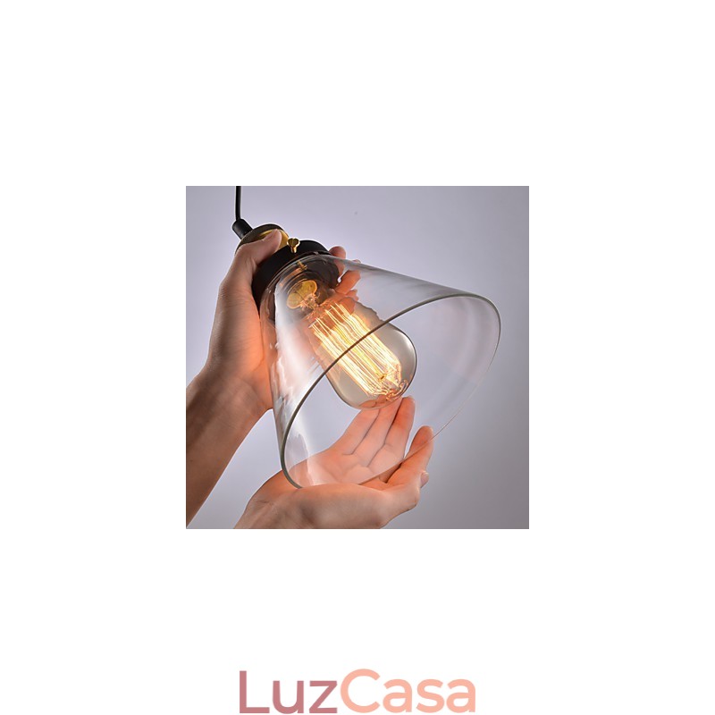 Lustre Mini Estilo Moderno Contemporâneo Metal