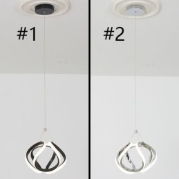Luminária pendente de alumínio Art Small Pumpkin Ceiling Light