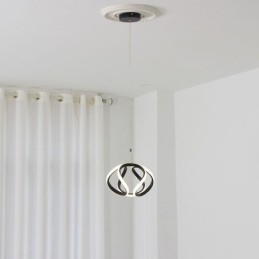 Luminária pendente de alumínio Art Small Pumpkin Ceiling Light