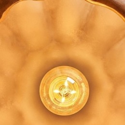 Luminária pendente criativa de abóbora japonesa retrô, luminária de teto