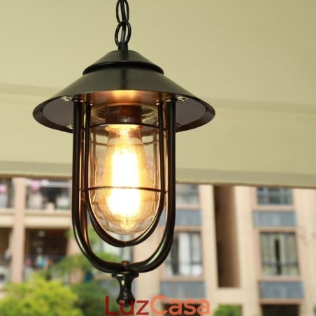 American Retro Outdoor Light Impermeável Birdgaiola Forma Pendente Luz Jardim American Retro Outdoor Light Impermeável Birdgaiola Forma Pendente Luz Jardim