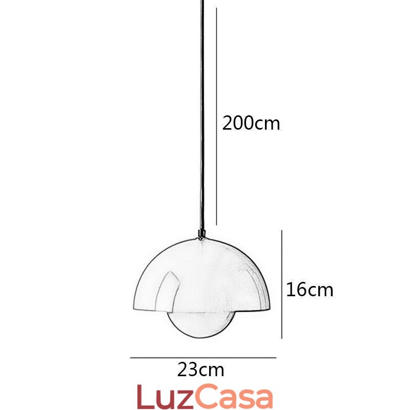 Luminária pendente moderna Macaron Luz decorativa suspensa