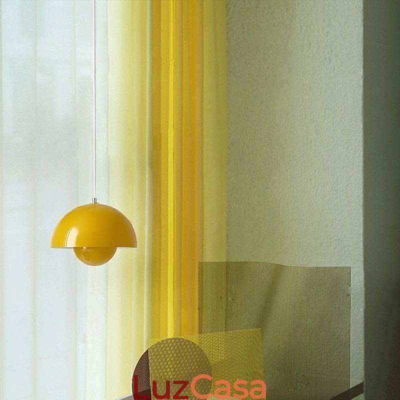 Luminária pendente moderna Macaron Luz decorativa suspensa