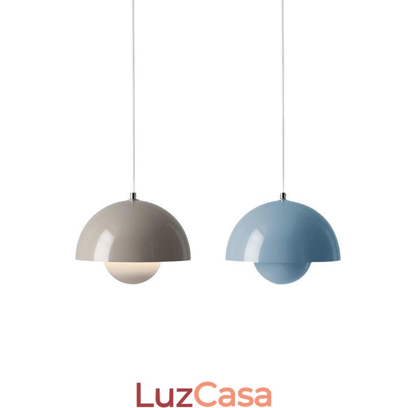 Luminária pendente moderna Macaron Luz decorativa suspensa