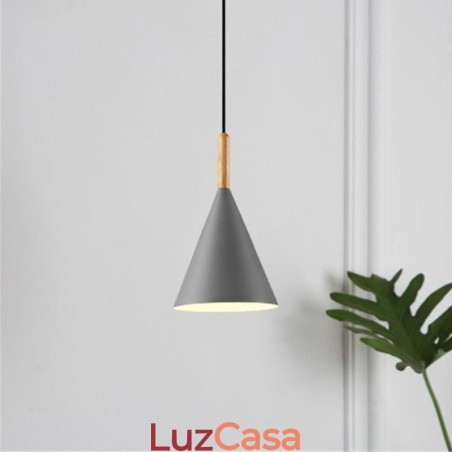 Luminária pendente nórdica Macaron Luminária pendente de cabeça única Luminária pendente nórdica Macaron Luminária pendente de cabeça única