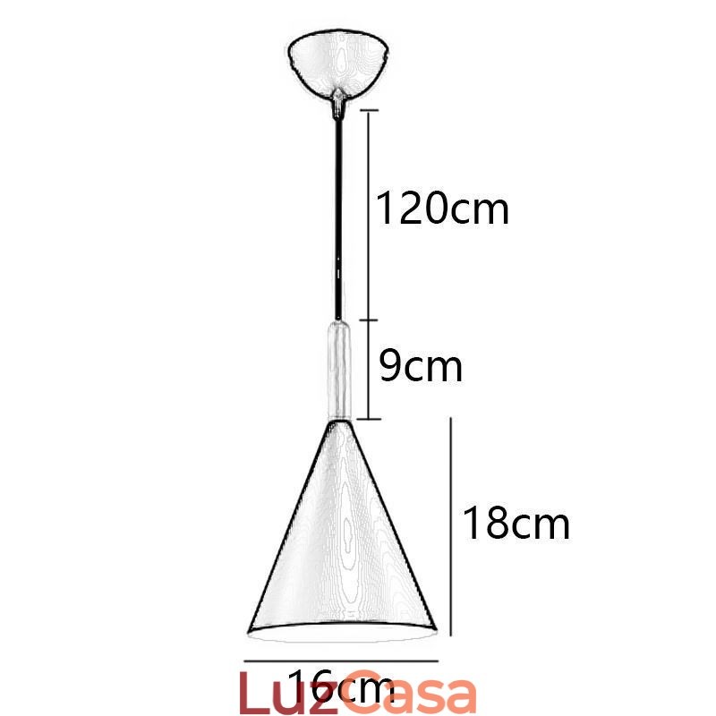 Luminária pendente nórdica Macaron Luminária pendente de cabeça única