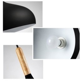 Luminária pendente nórdica Macaron Luminária pendente de cabeça única