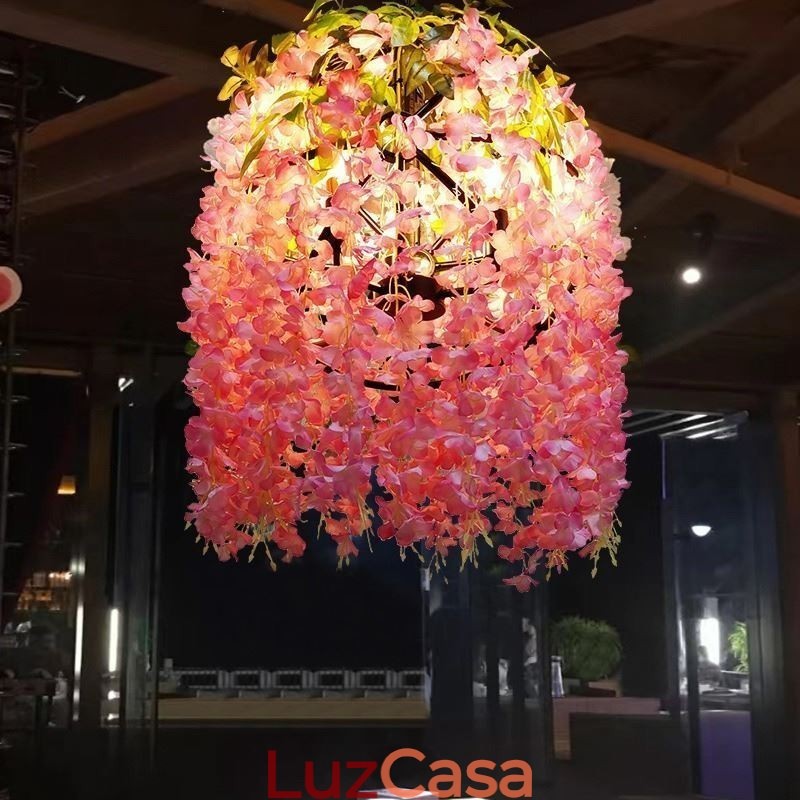 Planta moderna Luz Decorativa Estilo Industrial Lustre Loja Música