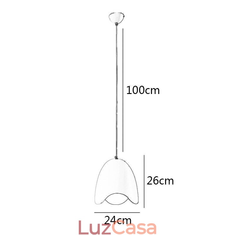 Luminária pendente criativa Macaron Luminária pendente de cabeça única