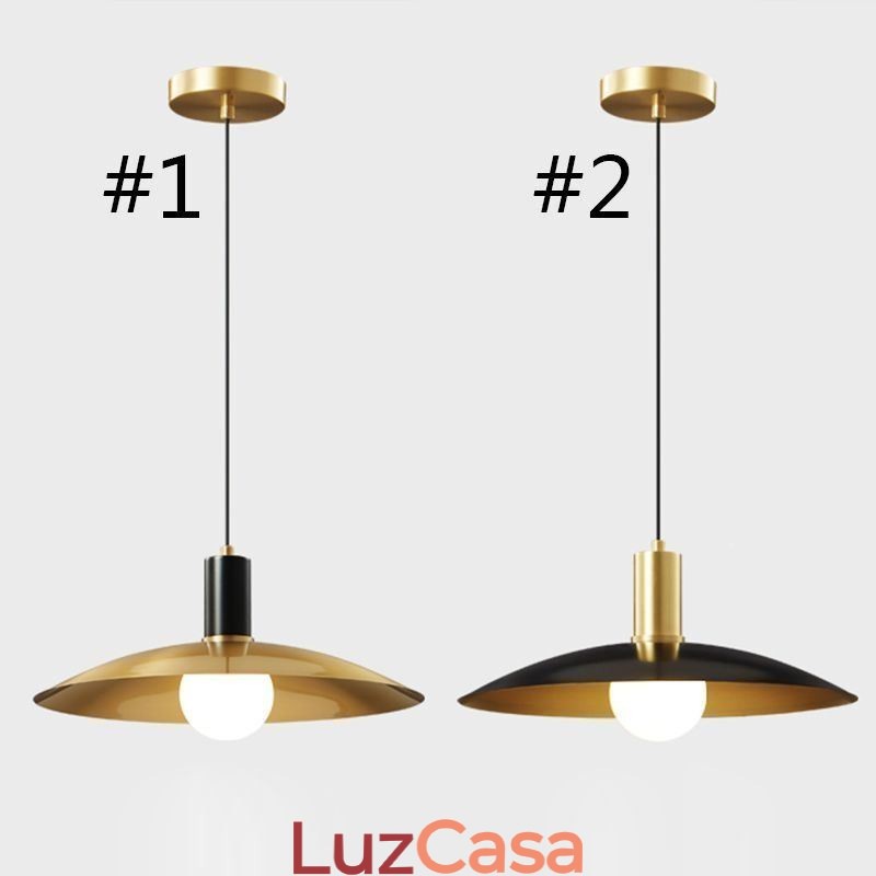 Luminárias pendentes modernas e simples