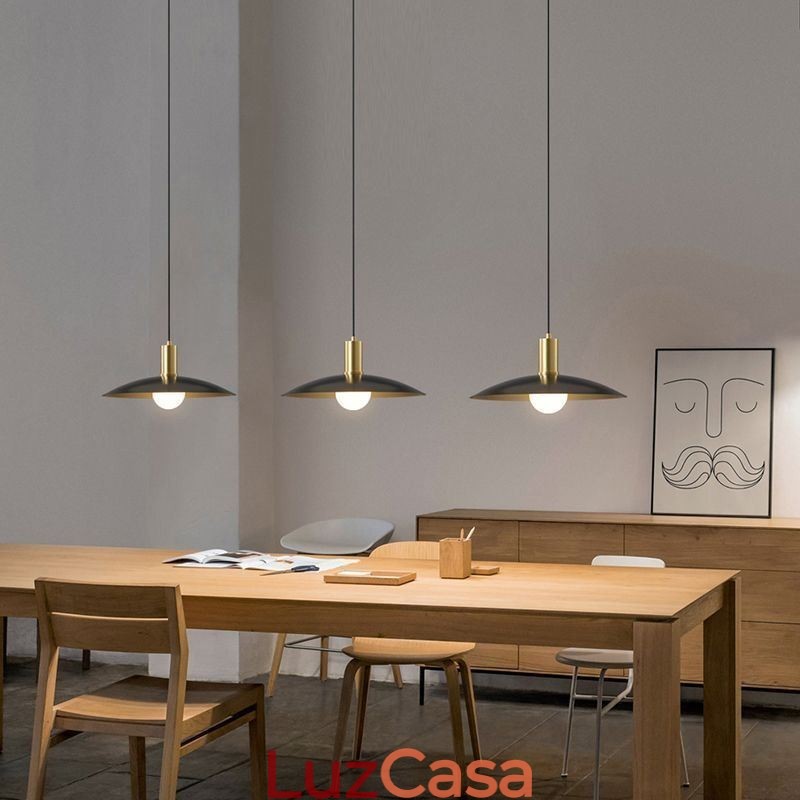 Luminárias pendentes modernas e simples
