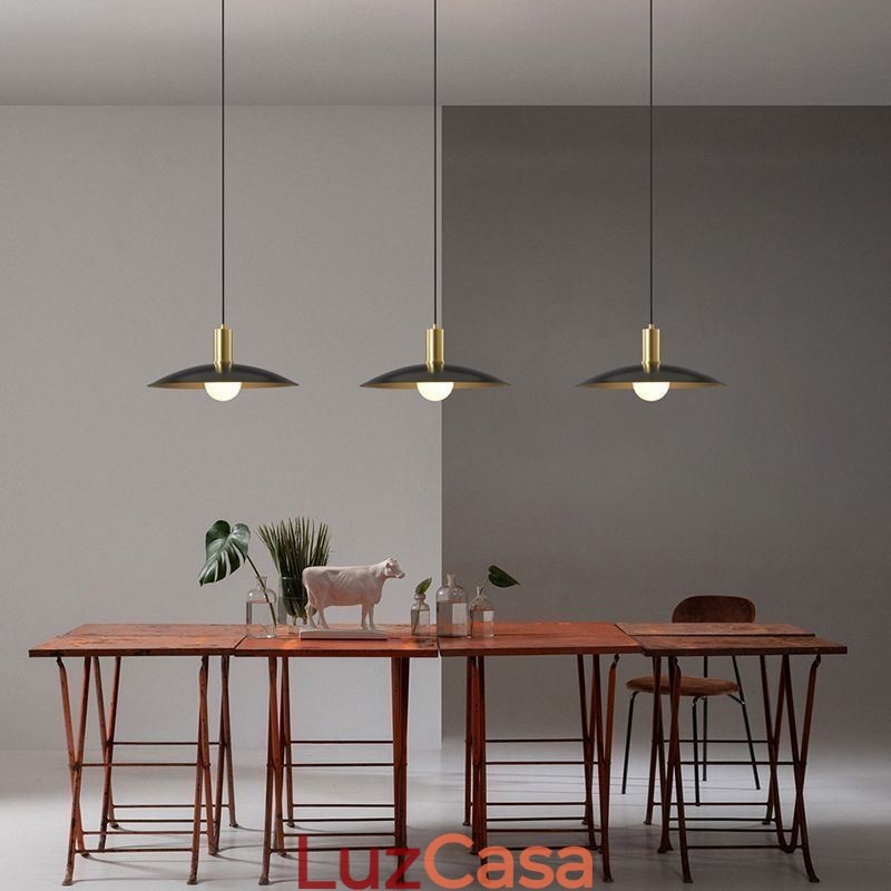 Luminárias pendentes modernas e simples