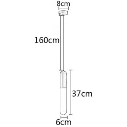 Luminária pendente fosca moderna Luminária pendente escovada