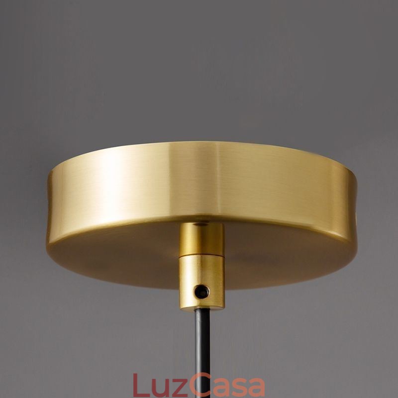 Luminária pendente fosca moderna Luminária pendente escovada