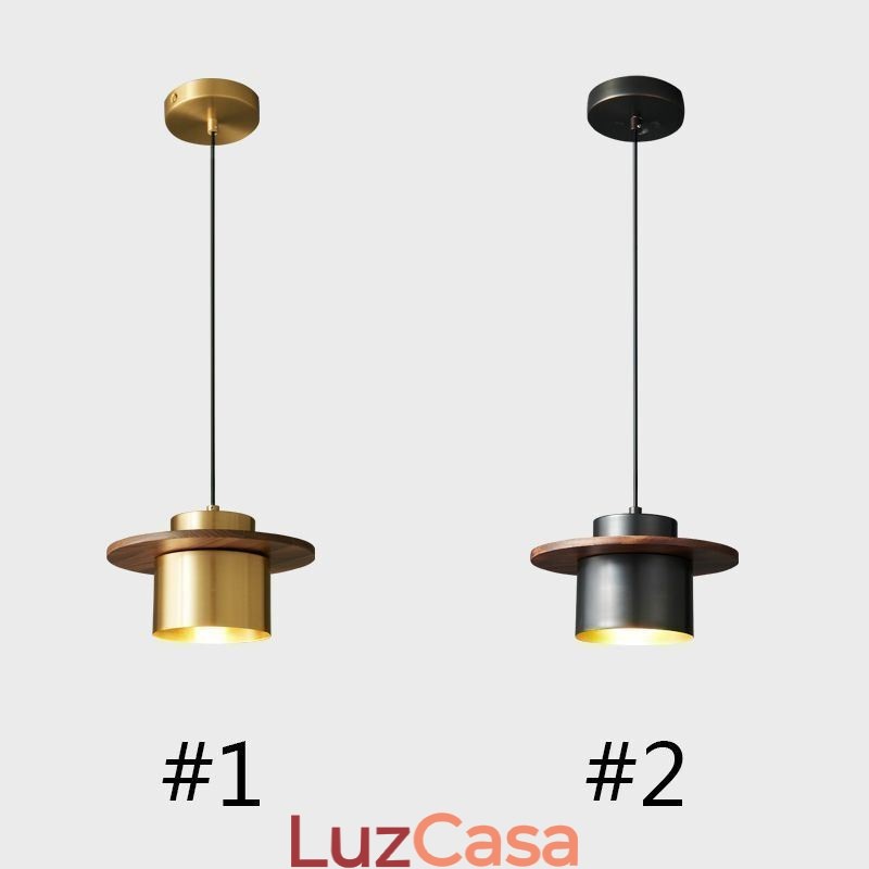 Luminária pendente moderna, uma luz, luminária pendente de latão, ilha de iluminação