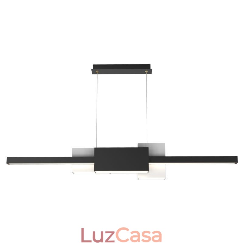 Luminária pendente minimalista de tira moderna e criativa