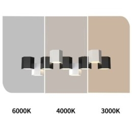 Luminária pendente hexagonal moderna, luminária criativa combinada