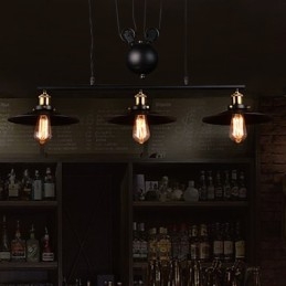 Lustre de metal estilo mini contemporâneo moderno