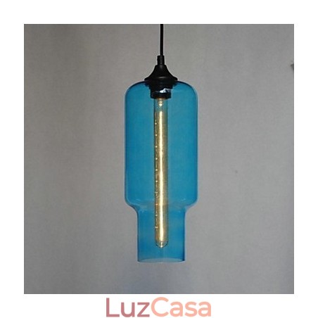 Luminária pendente de vidro moderna com design de bolha marrom Luminária pendente de vidro moderna com design de bolha marrom
