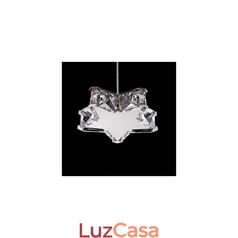 Lustre 1 Luz Simples Moderno Artístico Pendente Luz