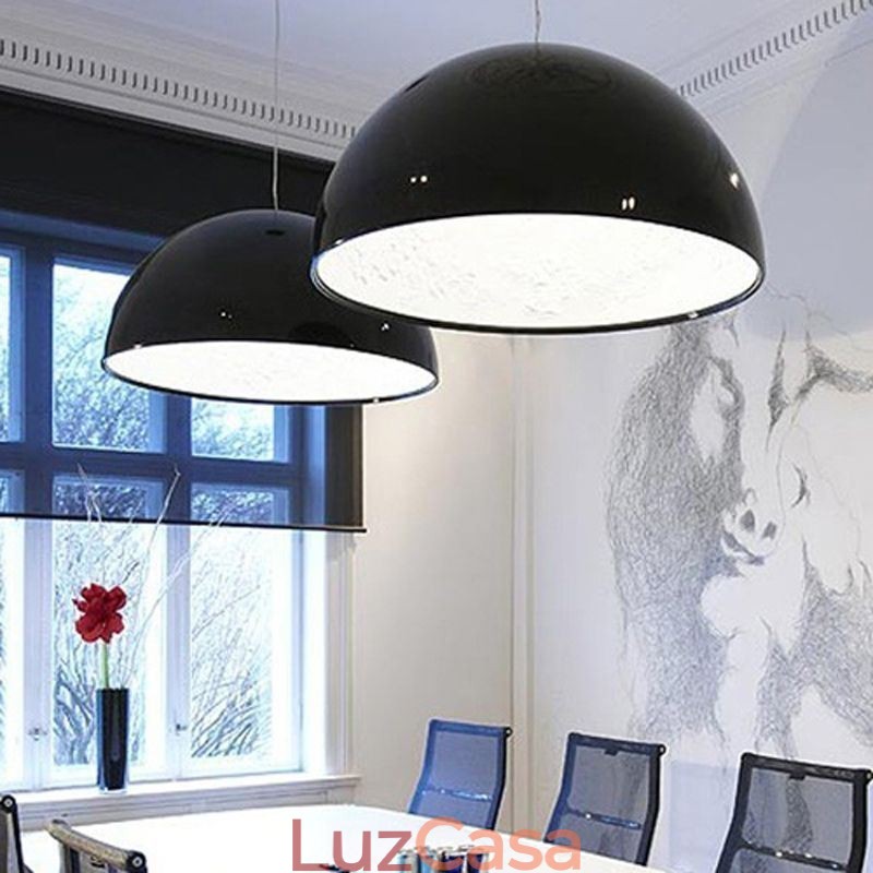 Luminárias pendentes semicirculares Nordic Minimalist Pendant Light Café