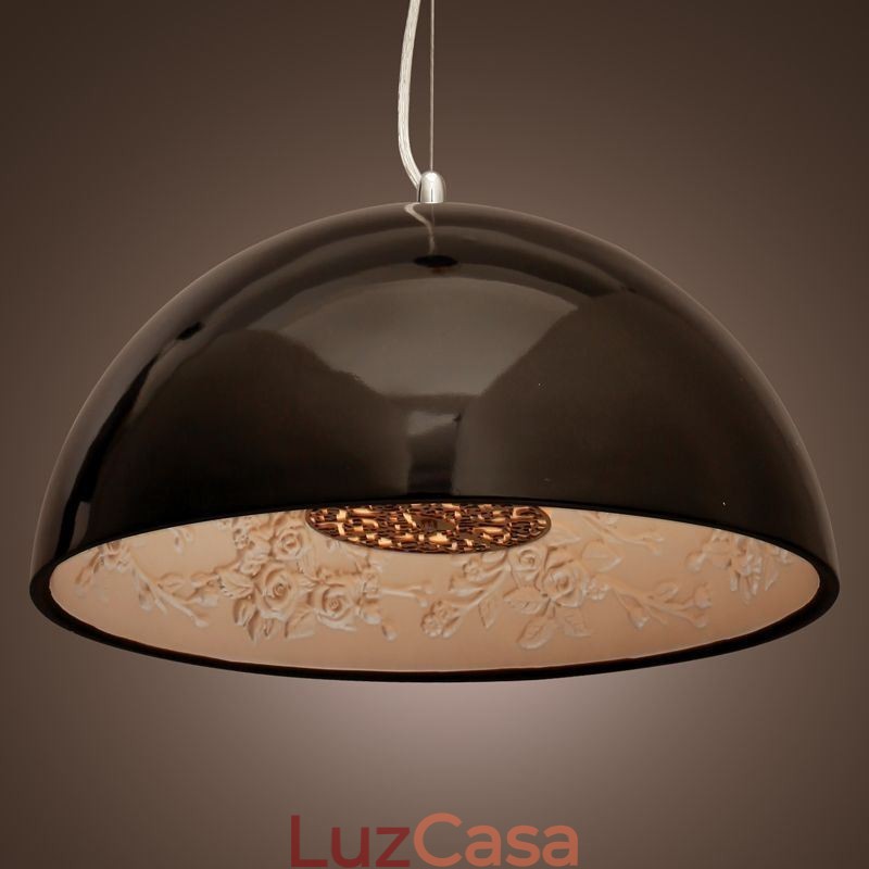 Luminárias pendentes semicirculares Nordic Minimalist Pendant Light Café