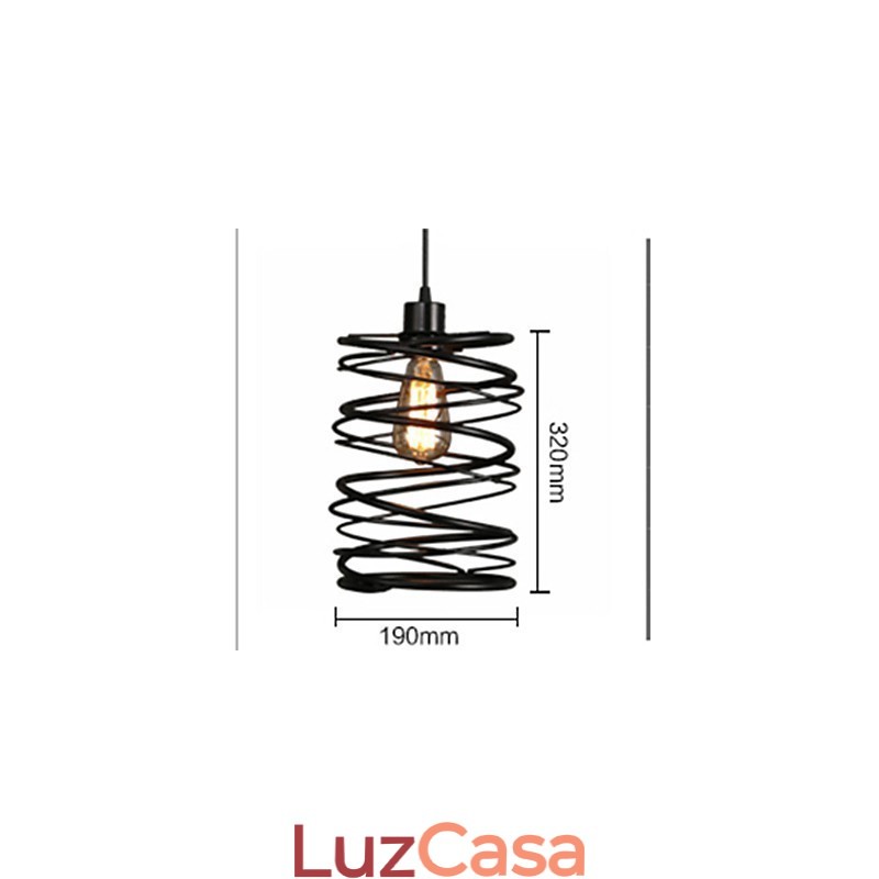 Lustre Mini Estilo Tradicional Clássico Metal