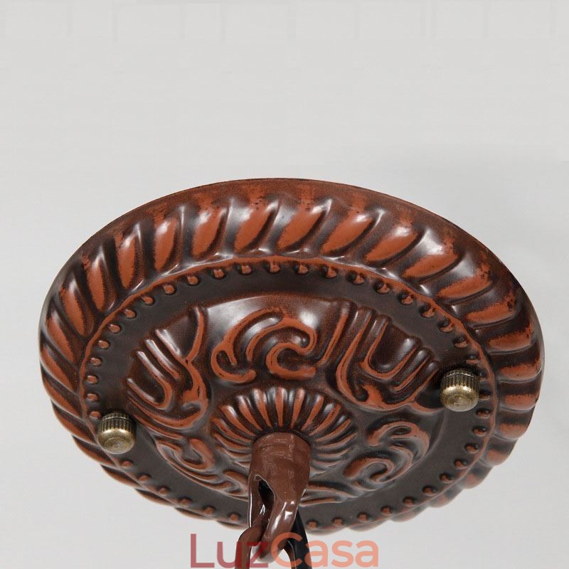 Luminária pendente de vidro colorido, luminária suspensa vintage