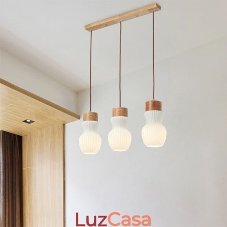 Luminária pendente de vidro japonesa, decoração criativa, luz suspensa Luminária pendente de vidro japonesa, decoração criativa, luz suspensa