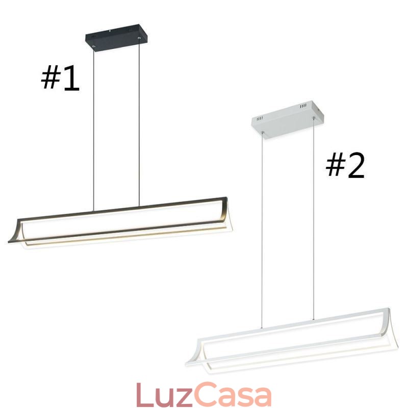 Luminária pendente moderna para livros, iluminação suspensa para sala de estar