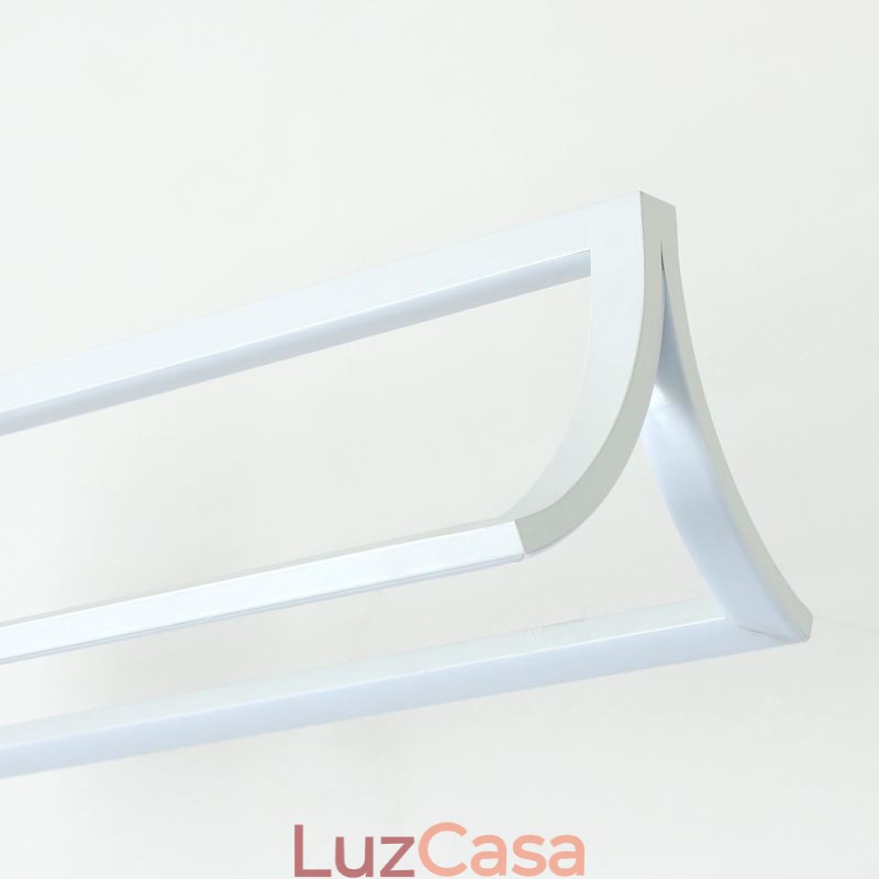 Luminária pendente moderna para livros, iluminação suspensa para sala de estar