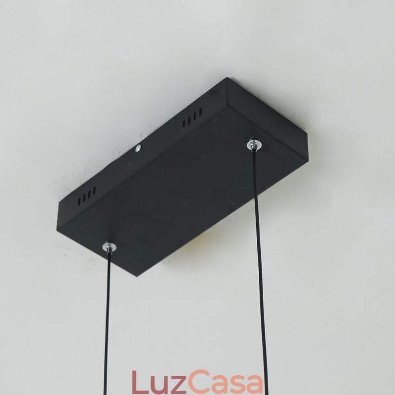 Luminária pendente moderna para livros, iluminação suspensa para sala de estar