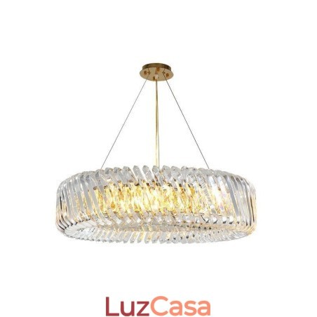 Luminária pendente europeia redonda de vidro para decoração Luminária pendente europeia redonda de vidro para decoração