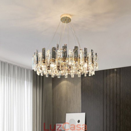 Lustre de vidro de luxo estilo europeu luz pendente Lustre de vidro de luxo estilo europeu luz pendente