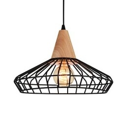 Lustre de Metal com Pintura Contemporânea Moderna