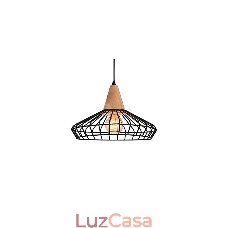 Lustre de Metal com Pintura Contemporânea Moderna