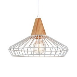 Lustre de Metal com Pintura Contemporânea Moderna