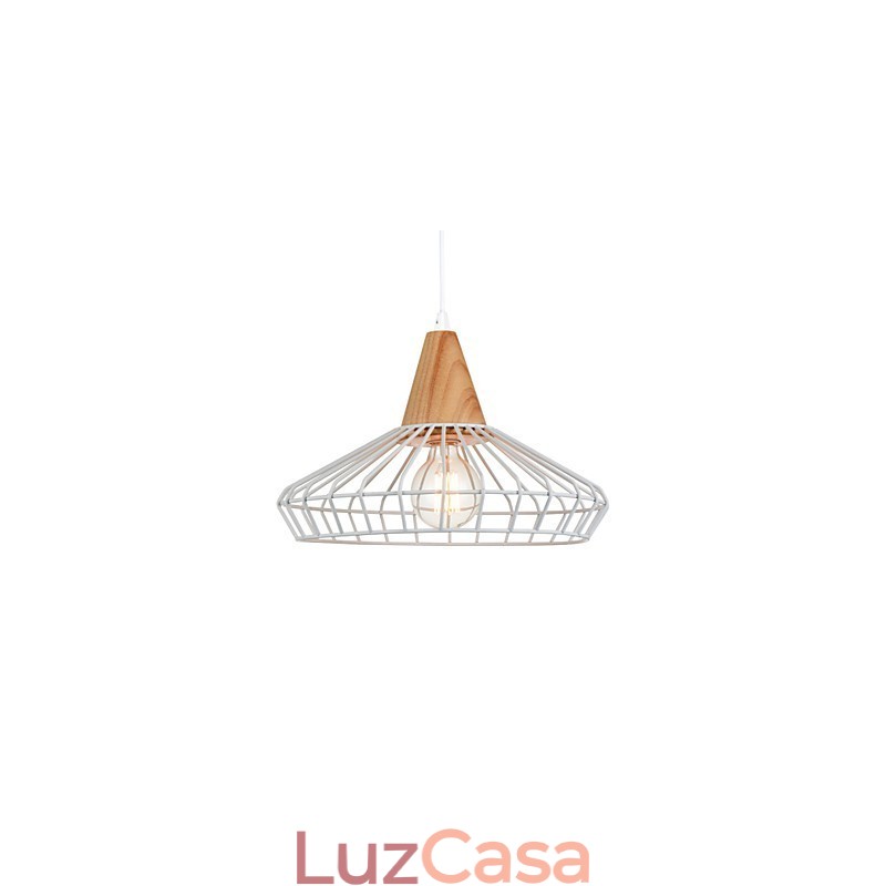 Lustre de Metal com Pintura Contemporânea Moderna