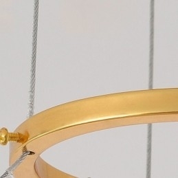 Lustre de vidro europeu pendurado em forma de leque