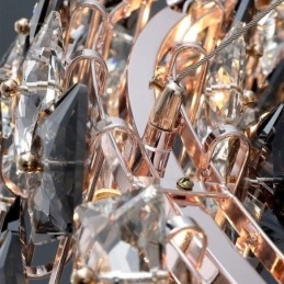 Lustre de vidro de luxo leve moderno e minimalista luminária pendente sala de estar