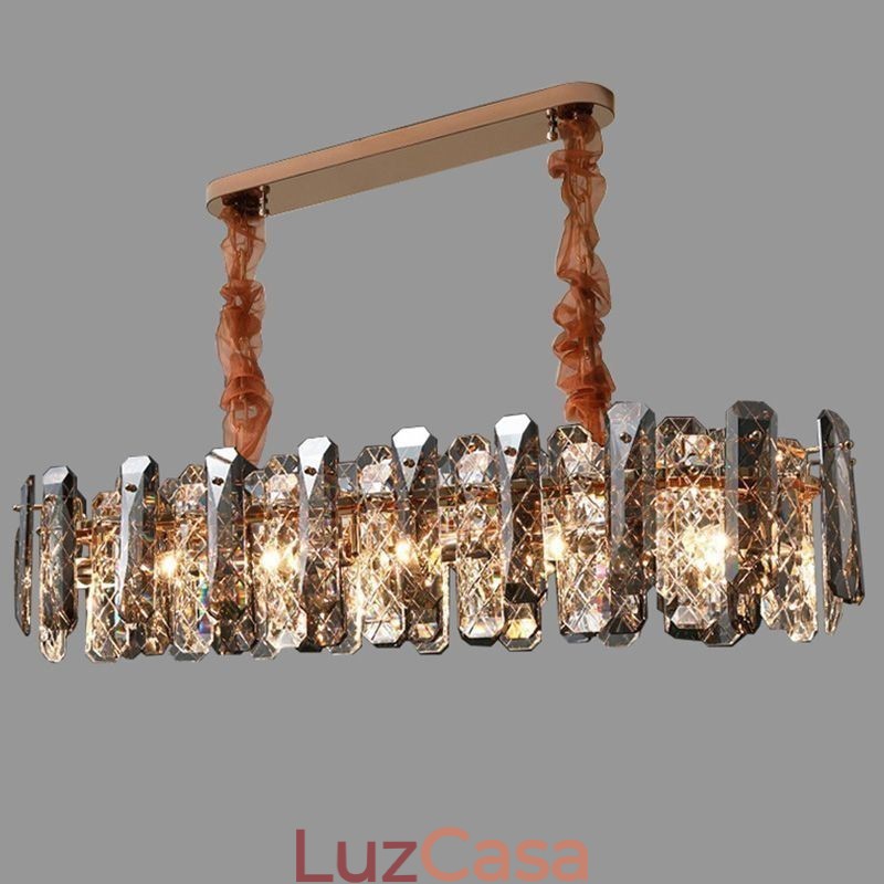 Luminária pendente de vidro moderna Luminária de luxo para pendurar Jantar