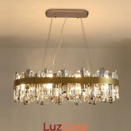 Lustre de luxo leve pós-moderno de vidro pendente Lustre de luxo leve pós-moderno de vidro pendente
