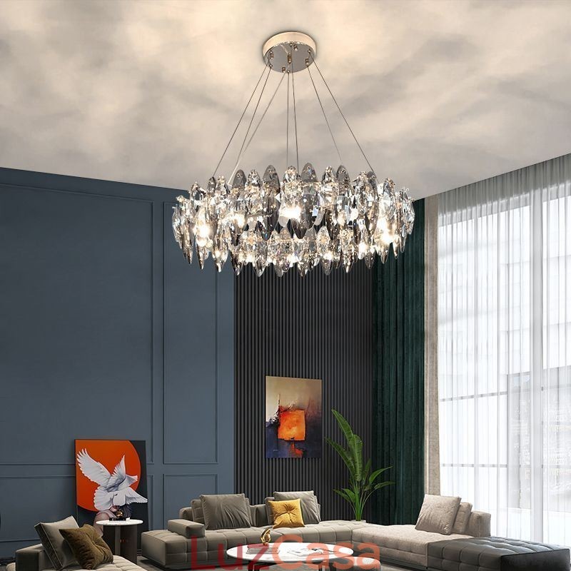 Luminária pendente de luxo pós-moderna Luminária pendente minimalista moderna