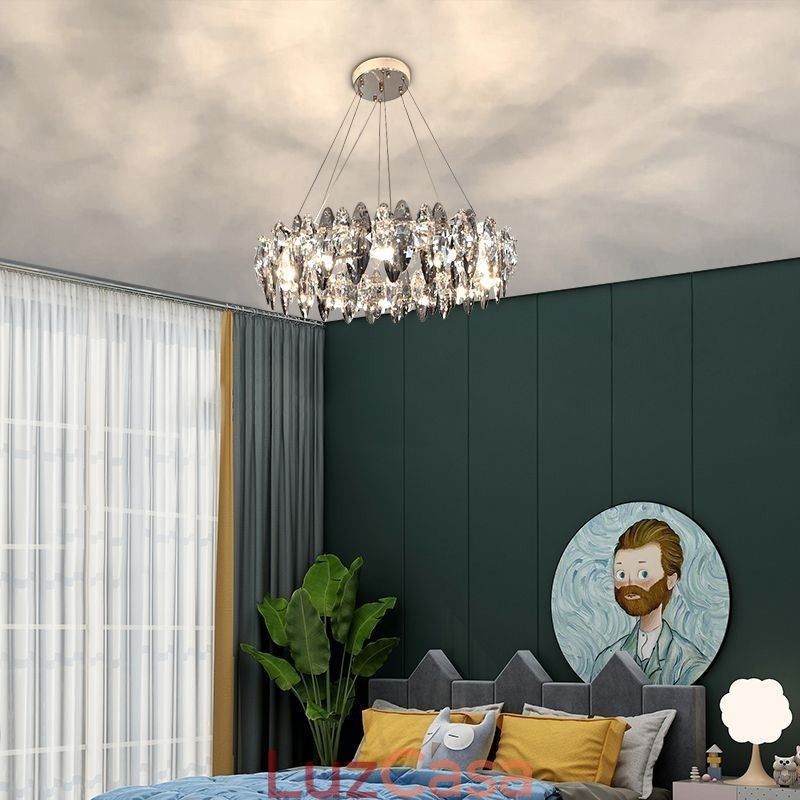 Luminária pendente de luxo pós-moderna Luminária pendente minimalista moderna